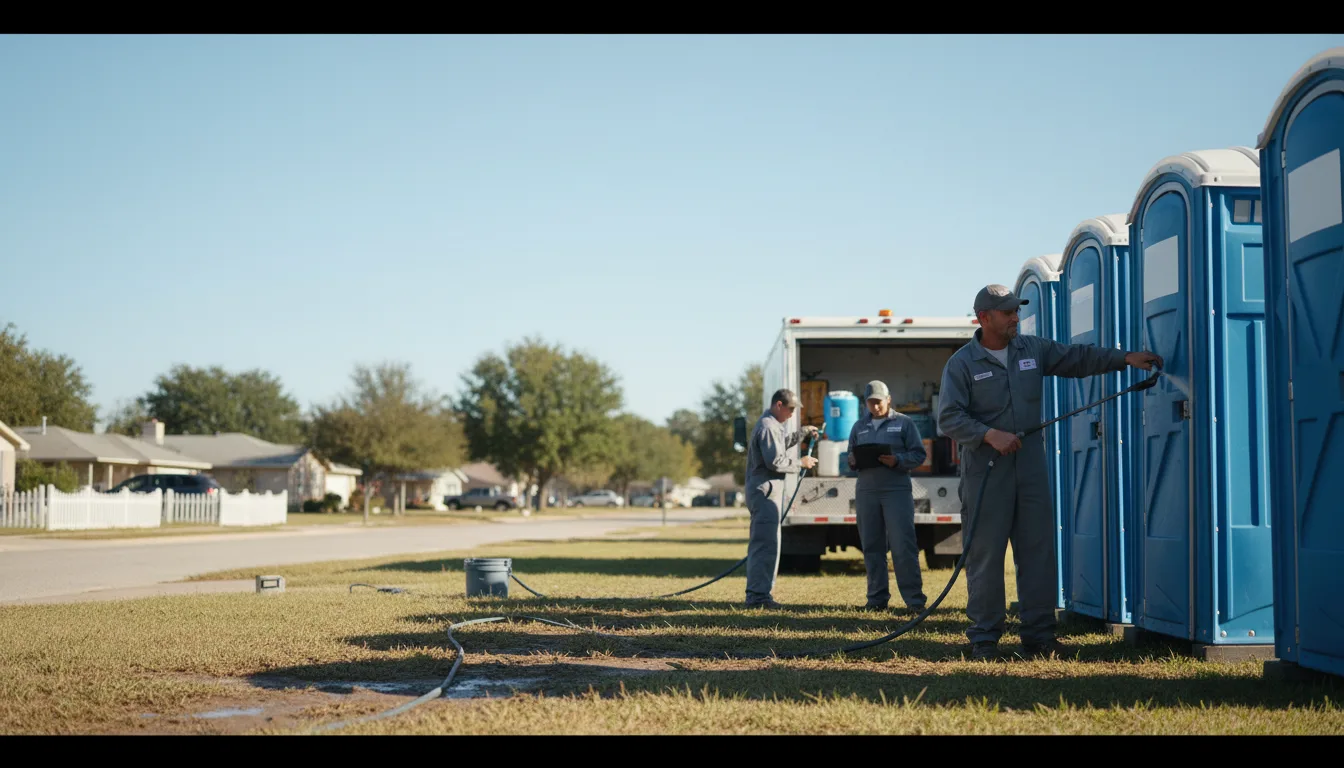 Long-Term Portable Toilet Rental in Honey Grove, TX near me